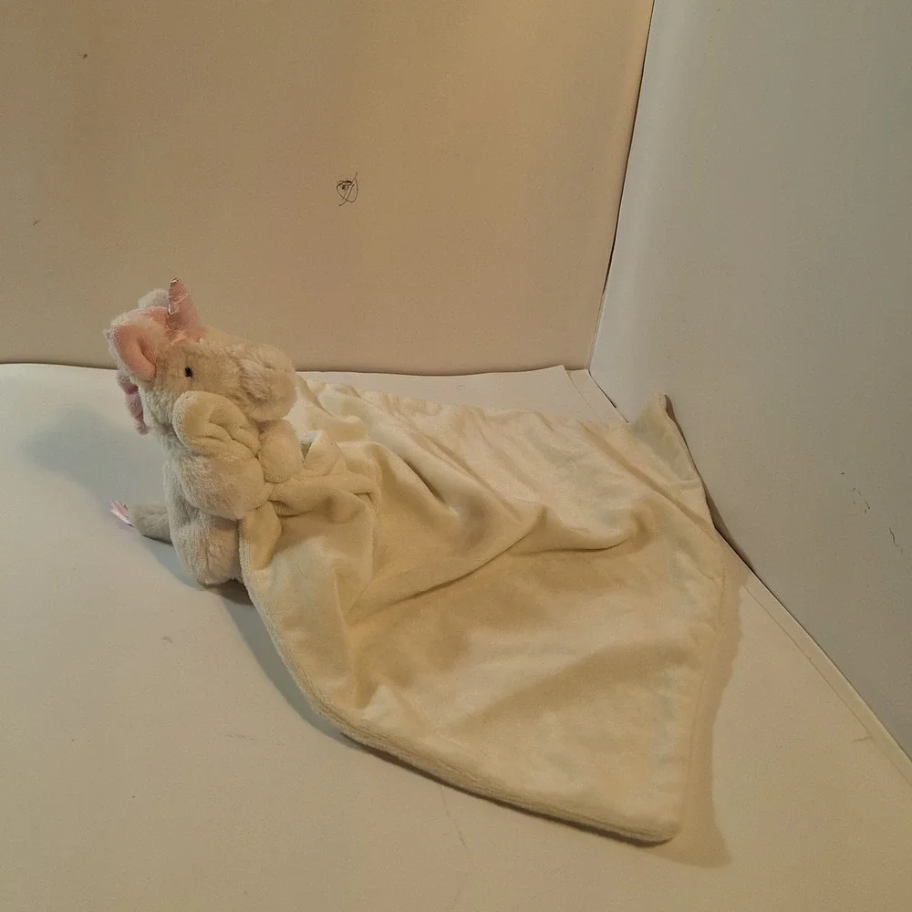 Jellycat Bashful Lamb Soother Lovey Security Blanket, Cream/Ivory, 13.5 in‎